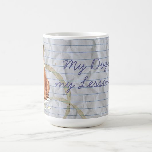 Mug Mon plan de leçon sur le dos de Rhodesian (Centre)