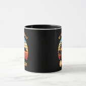 Mug Mon Plan de Retraite Bitcoin Plage Coucher de Sole (Centre)