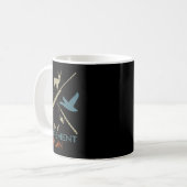 Mug Mon plan de retraite Chasse Chasse Pêche Chasseur (Devant gauche)