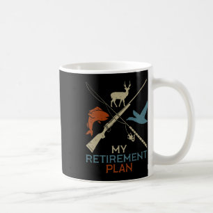 Mug Mon Plan De Retraite Chasse Pêche Chasseur Grand-P