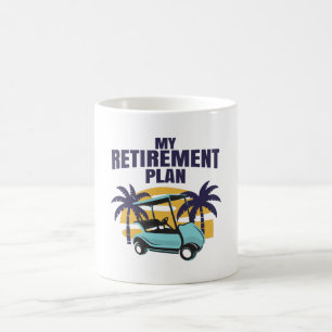Mug Mon plan de retraite Golf