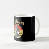 Mug Mon plan de retraite moto (Devant droit)