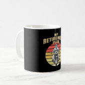 Mug Mon plan de retraite moto (Devant gauche)