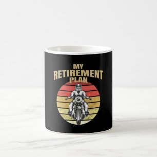 Mug Mon plan de retraite moto