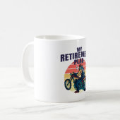 Mug Mon plan de retraite moto (Devant gauche)