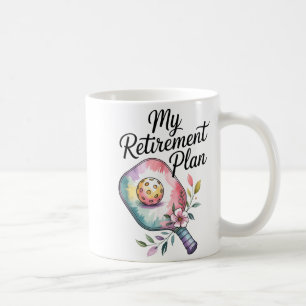 Mug Mon plan de retraite pickleball plaisir pour les r