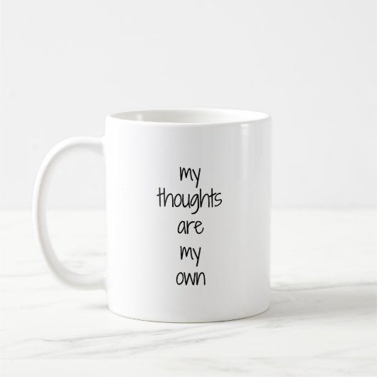 Mug Mon point de vue s'enfonce (Gauche)