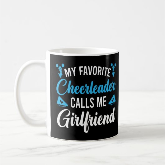 Mug Mon Pom-pom girl Favori M'Appelle Girlfriend Cheer (Gauche)
