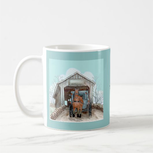Mug Mon Pont Couvert Amish (Gauche)