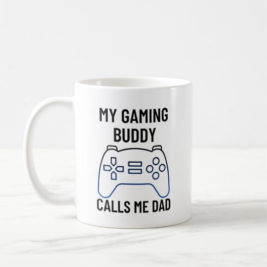 Mug Mon pote de jeu m'appelle papa (Gauche)