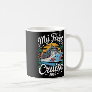 Mug Mon premier croisière 2026 Voyage de vacances en f