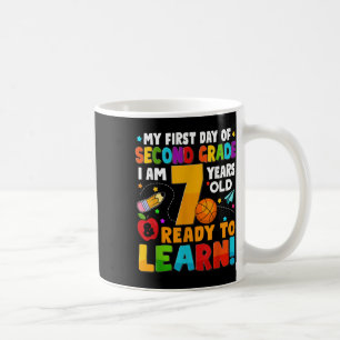 Mug Mon Premier Jour De 2E Année Prêt À Apprendre Le K