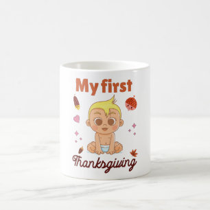 Mug Mon premier jour de Thanksgiving