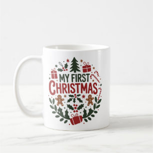 Mug Mon premier Noël 1er Noël Famille assortie bébé