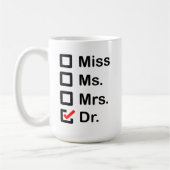 Mug Mon prénom est Docteur (Gauche)