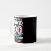 Mug Mon professeur a survécu 100 jours de moi drôle éc (Devant gauche)