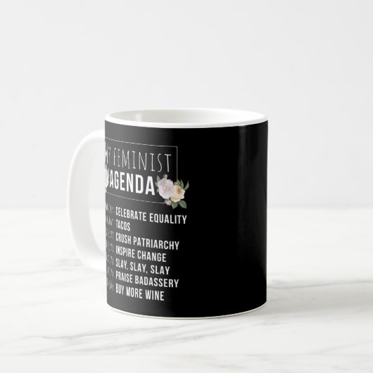 Mug Mon programme féministe Féminisme (Devant gauche)