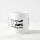 Mug Mon propre petit monde (Devant gauche)