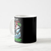 Mug Mon pyjama de Noël Père Noël Orca Mer Amoureux des (Devant gauche)