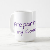 Mug Mon retour (Devant gauche)