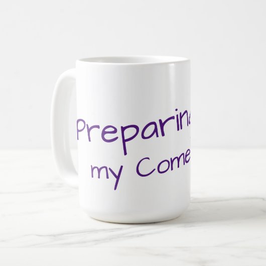 Mug Mon retour (Devant gauche)