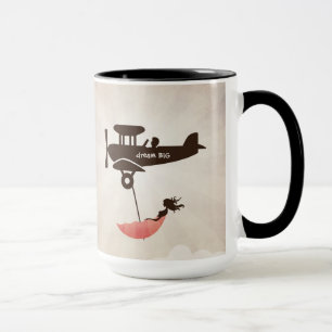 Mug Mon rêve de mardi - imaginaire de parapluie