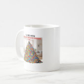 Mug Mon salaire va aux jouets Frenchie Drôle de concep (Devant gauche)