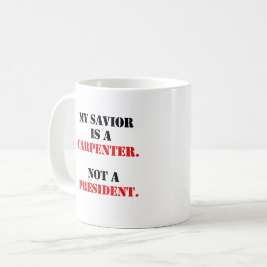 Mug Mon sauveur est un charpentier (Devant gauche)