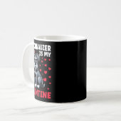 Mug Mon Schnauzer est mon Valentin Saint-Valentin Chie (Devant gauche)