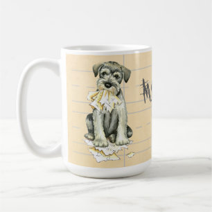 Mug Mon Schnauzer miniature a mangé mon travail