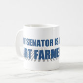Mug Mon sénateur est un fermier pur (Devant gauche)