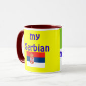 Mug mon serbe (Devant gauche)