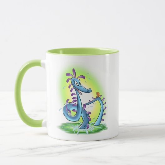 Mug MON SERPENT DE MER par Jeff Willis Art (Gauche)