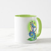 Mug MON SERPENT DE MER par Jeff Willis Art (Devant droit)