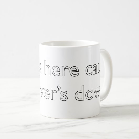 Mug Mon serveur est en panne ! (Devant droit)