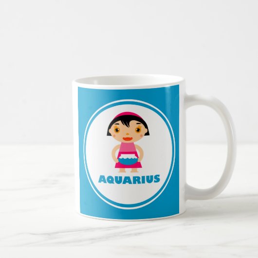 Mug Mon signe zodiaque est Aquarius (Droite)