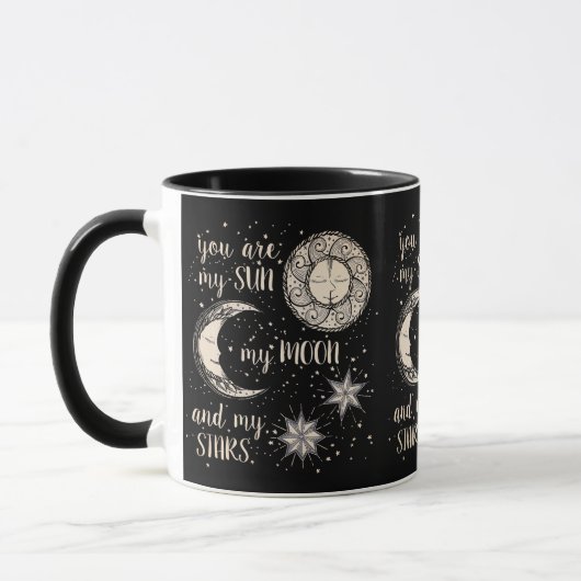 Mug Mon Soleil, Ma Lune, Mes Étoiles (Gauche)