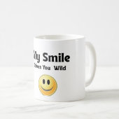 Mug Mon sourire vous rend fou (Devant droit)