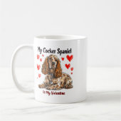 Mug Mon Spaniel Est Mon Valentin Mignon Propriétaire D (Gauche)