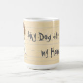 Mug Mon Springer Anglais A Mangé Ma Maison (Centre)