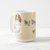 Mug Mon Springer Anglais A Mangé Ma Maison (Devant gauche)