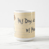 Mug Mon St. Bernard a mangé mes devoirs (Centre)