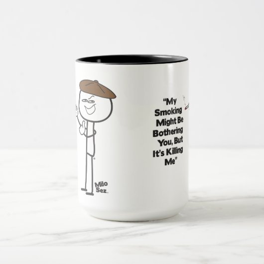 Mug Mon tabagisme pourrait vous déranger (Centre)
