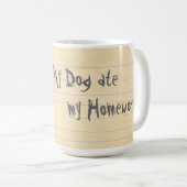 Mug Mon Terrier Australien A Mangé Mes Devoirs (Devant droit)