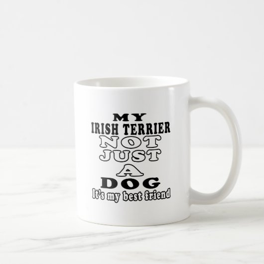 Mug Mon Terrier irlandais pas simplement un chien (Droite)