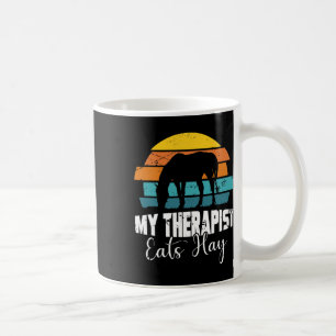 Mug Mon Thérapeute Mange Du Foin Pour Les Amateurs De