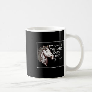 Mug Mon Thérapeute Mange Hay Anglais équitation Hors