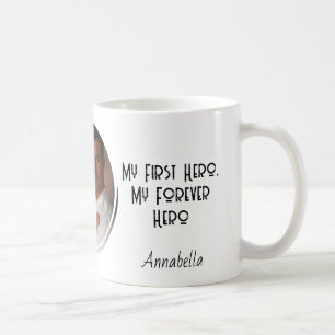 Mug Mon toujours Héros et photo personnalisée