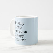 Mug Mon traitement thérapeutique quotidien (Devant gauche)