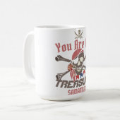 Mug Mon trésor | International Talk Like a Pirate day (Devant gauche)